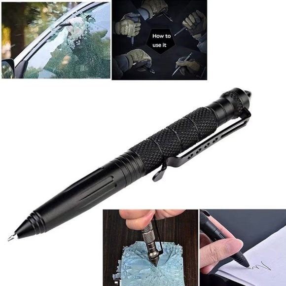 Tactical Defence Ballpoint Pens High Quality 502 Metal Car Window Glass Breaker - Picture 7 of 8